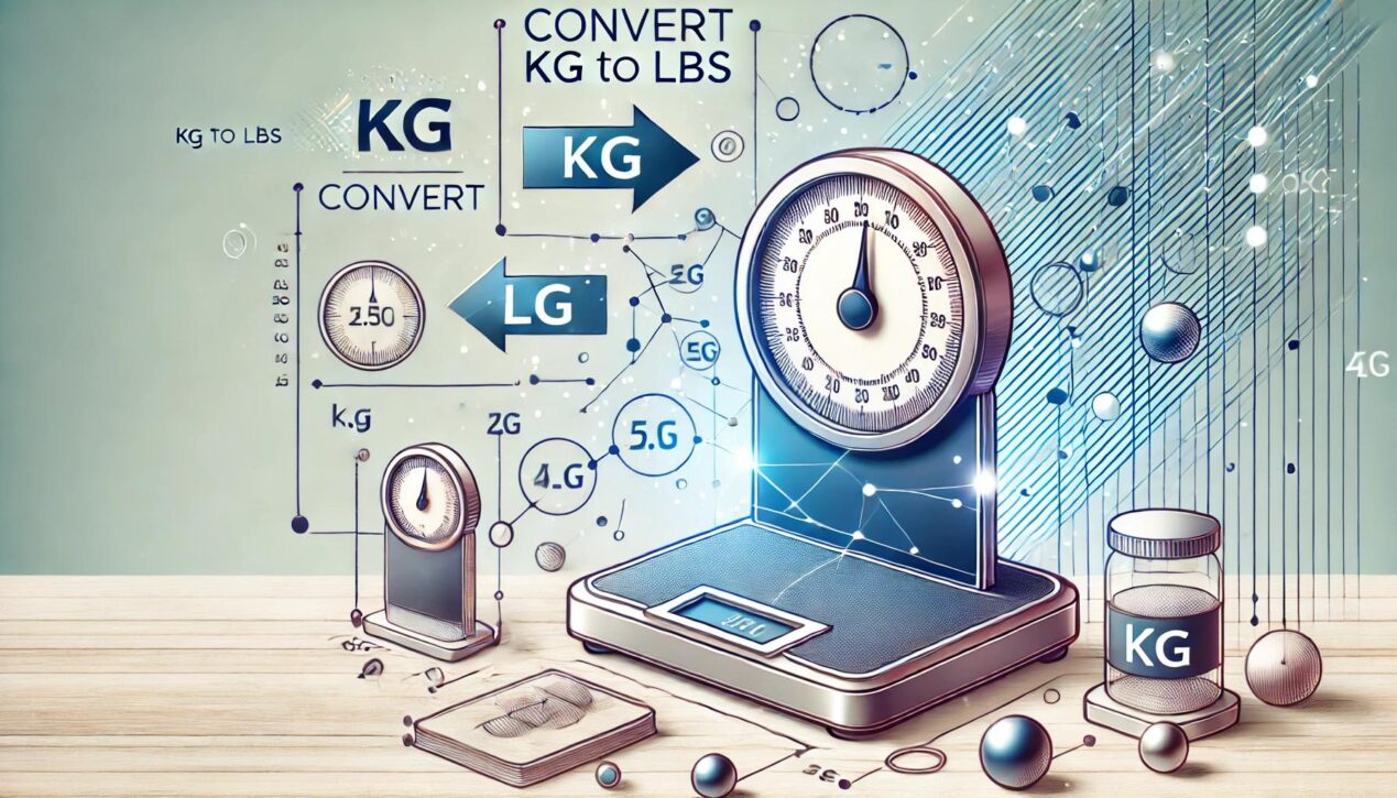 Convert Kg to lbs​