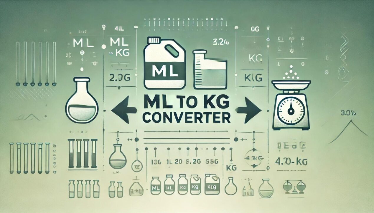 ml to kg​