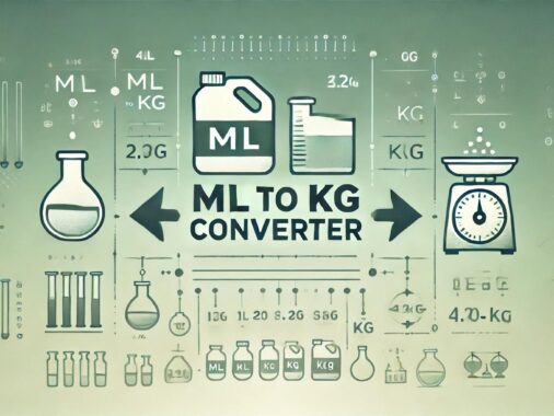 ml to kg​