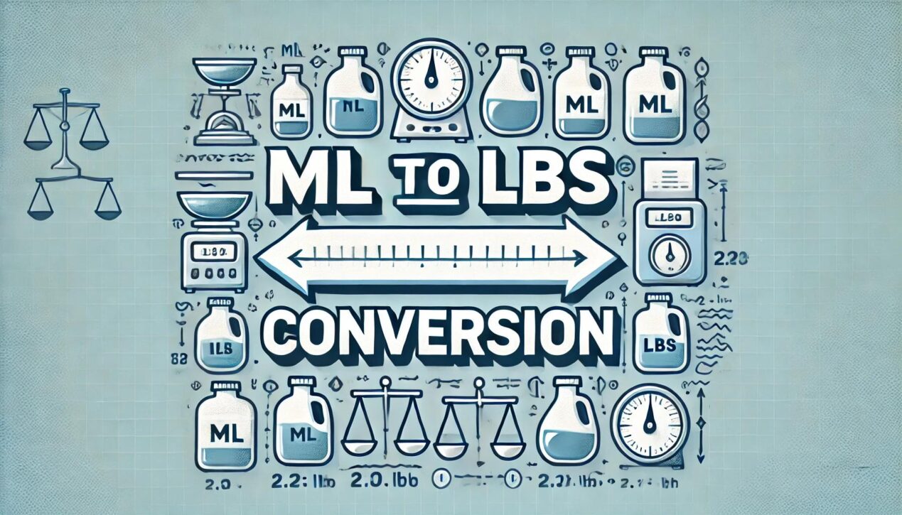 ml to lbs​