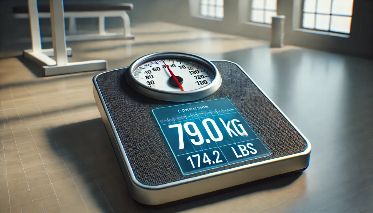 79.0 kg to lbs